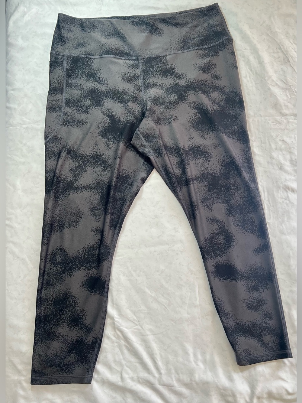 Under Armour Women’s Gray Camo Compression High Rise Leggings, 2X